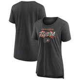 Philadelphia Flyers Women's Hit the Ice Tri-Blend T-Shirt - Gray - NHL