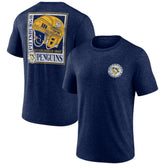 Pittsburgh Penguins Earnest Will Tri-Blend T-Shirt - Navy - NHL