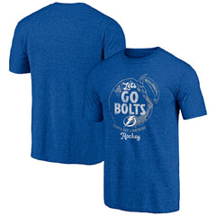 Tampa Bay Lightning Shoot to Score Tri-Blend T-Shirt - Blue - NHL
