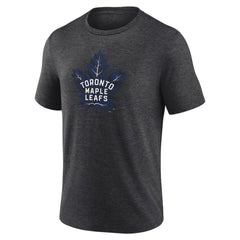 Toronto Maple Leafs Alternate Logo Tri-Blend T-Shirt - Charcoal - NHL
