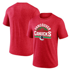 Vancouver Canucks Represent Tri-Blend T-Shirt - Red - NHL
