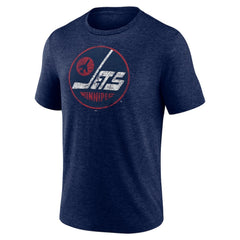 Winnipeg Jets Wheelhouse Tri-Blend T-Shirt - Navy - NHL