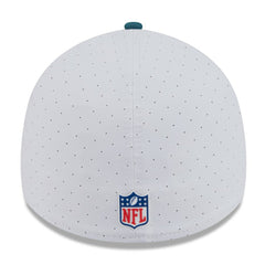 Philadelphia Eagles New Era 2025 NFL Training Camp 39THIRTY Flex Hat White/Midnight Green | NFL