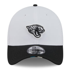 Jacksonville Jaguars New Era 2025 NFL Training Camp 39THIRTY Flex Hat White/Black | NFL