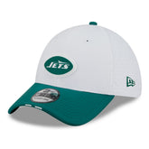 New York Jets New Era 2025 NFL Training Camp 39THIRTY Flex Hat White/Green | NFL