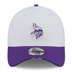 Minnesota Vikings New Era 2025 NFL Training Camp 39THIRTY Flex Hat White/Purple | NFL