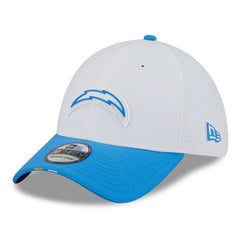 Los Angeles Chargers New Era 2025 NFL Training Camp 39THIRTY Flex Hat White/Powder Blue | NFL