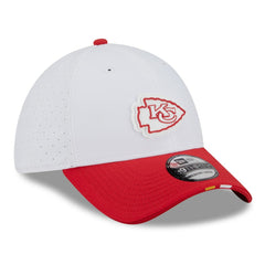 Kansas City Chiefs New Era 2025 NFL Training Camp 39THIRTY Flex Hat White/Red | NFL
