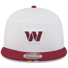 Washington Commanders New Era 2025 NFL Training Camp Split Panel 9FIFTY Snapback Hat White/Burgundy | NFL