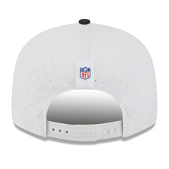 Pittsburgh Steelers New Era 2025 NFL Training Camp Split Panel 9FIFTY Snapback Hat White/Black | NFL