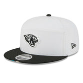 Jacksonville Jaguars New Era 2025 NFL Training Camp Split Panel 9FIFTY Snapback Hat White/Black | NFL
