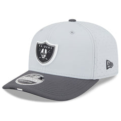 Las Vegas Raiders New Era 2025 NFL Training Camp 9SEVENTY Adjustable Hat Gray/Graphite | NFL