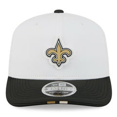 New Orleans Saints New Era 2025 NFL Training Camp 9SEVENTY Adjustable Hat White/Black | NFL