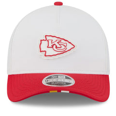 Kansas City Chiefs New Era 2025 NFL Training Camp A-Frame 9FORTY Adjustable Hat White/Red | NFL