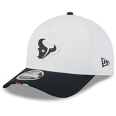 Houston Texans New Era 2025 NFL Training Camp A-Frame 9FORTY Adjustable Hat White/Navy | NFL