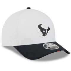 Houston Texans New Era 2025 NFL Training Camp A-Frame 9FORTY Adjustable Hat White/Navy | NFL