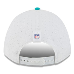 Miami Dolphins New Era 2025 NFL Training Camp A-Frame 9FORTY Adjustable Hat White/Aqua | NFL