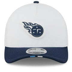 Tennessee Titans New Era 2025 NFL Training Camp A-Frame 9FORTY Adjustable Hat White/Navy | NFL