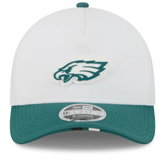 Philadelphia Eagles New Era 2025 NFL Training Camp A-Frame 9FORTY Adjustable Hat White/Midnight Green | NFL