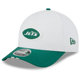 New York Jets New Era 2025 NFL Training Camp A-Frame 9FORTY Adjustable Hat White/Green | NFL