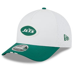 New York Jets New Era 2025 NFL Training Camp A-Frame 9FORTY Adjustable Hat White/Green | NFL