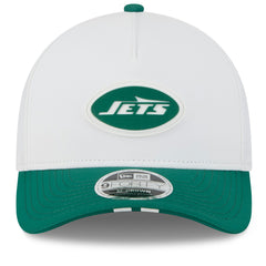 New York Jets New Era 2025 NFL Training Camp A-Frame 9FORTY Adjustable Hat White/Green | NFL