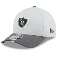 Las Vegas Raiders New Era 2025 NFL Training Camp A-Frame 9FORTY Adjustable Hat Gray/Graphite | NFL