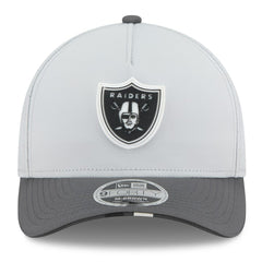 Las Vegas Raiders New Era 2025 NFL Training Camp A-Frame 9FORTY Adjustable Hat Gray/Graphite | NFL