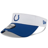 Indianapolis Colts New Era 2025 NFL Training Camp Adjustable Visor White/Royal | NFL