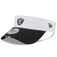 Las Vegas Raiders New Era 2025 NFL Training Camp Adjustable Visor White/Black | NFL