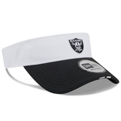 Las Vegas Raiders New Era 2025 NFL Training Camp Adjustable Visor White/Black | NFL