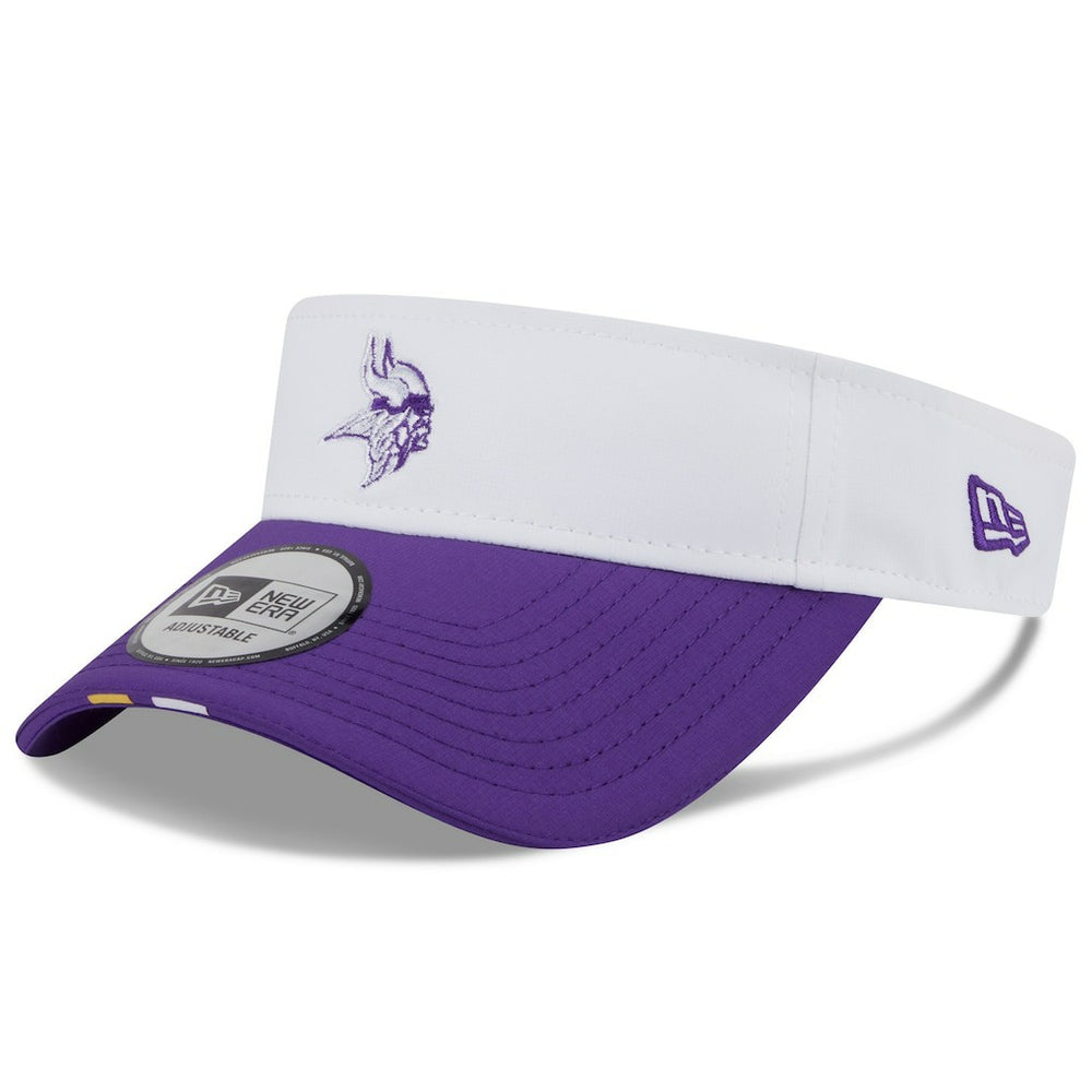 Minnesota Vikings New Era 2025 NFL Training Camp Adjustable Visor White/Purple | NFL