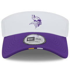 Minnesota Vikings New Era 2025 NFL Training Camp Adjustable Visor White/Purple | NFL