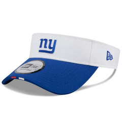 New York Giants New Era 2025 NFL Training Camp Adjustable Visor White/Royal | NFL