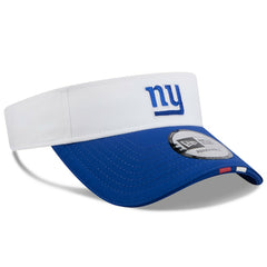 New York Giants New Era 2025 NFL Training Camp Adjustable Visor White/Royal | NFL