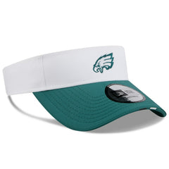 Philadelphia Eagles New Era 2025 NFL Training Camp Adjustable Visor White/Midnight Green | NFL