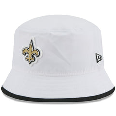 New Orleans Saints New Era 2025 NFL Training Camp Stretch Bucket Hat White | NFL