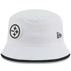 Pittsburgh Steelers New Era 2025 NFL Training Camp Stretch Bucket Hat White | NFL