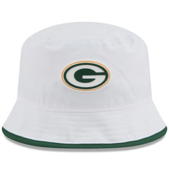 Green Bay Packers New Era 2025 NFL Training Camp Stretch Bucket Hat White | NFL