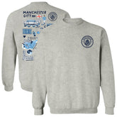 Manchester City Vive La Fete Women's Impressions Artwork Pullover Sweatshirt Gray - FIFA World CUP