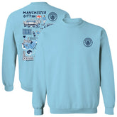 Manchester City Vive La Fete Women's Impressions Artwork Pullover Sweatshirt Sky Blue - FIFA World CUP
