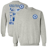 Chelsea Vive La Fete Women's Impressions Artwork Pullover Sweatshirt Gray - FIFA World CUP