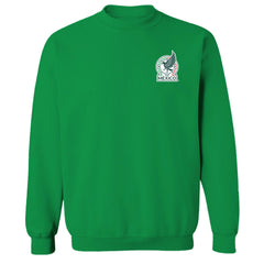 Mexico National Team Vive La Fete Women's Impressions Artwork Pullover Sweatshirt Green - FIFA World CUP