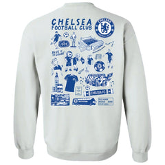 Chelsea Vive La Fete Women's Impressions Artwork Pullover Sweatshirt White - FIFA World CUP