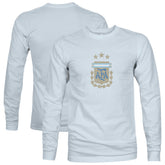 Argentina National Team 1863FC Color Badge Long Sleeve T-Shirt Light Blue - FIFA World CUP