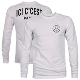 Paris Saint-Germain 1863FC Back Team Arch Long Sleeve T-Shirt Gray - FIFA World CUP