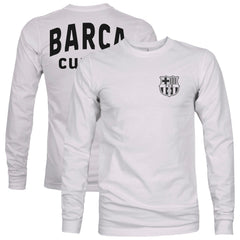 Barcelona 1863FC Back Team Arch Long Sleeve T-Shirt Gray - FIFA World CUP