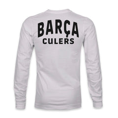 Barcelona 1863FC Back Team Arch Long Sleeve T-Shirt Gray - FIFA World CUP