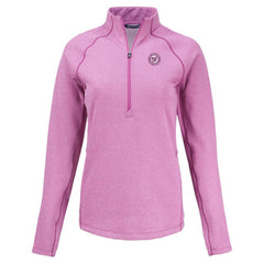 Washington Nationals Cutter & Buck Women's Peshastin Eco Fleece Recycled Half-Zip Jacket - MLB