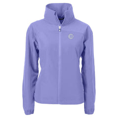 Chicago Cubs Cutter & Buck Women's Charter Eco Recycled Full-Zip Jacket - MLB
